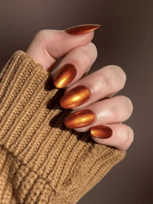 Burnt Orange Nails