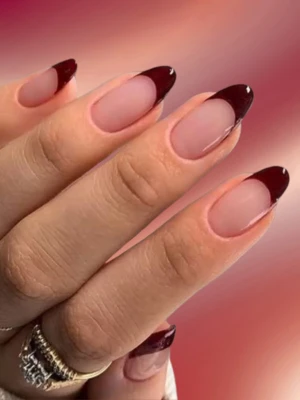 Cherry Mocha Nails