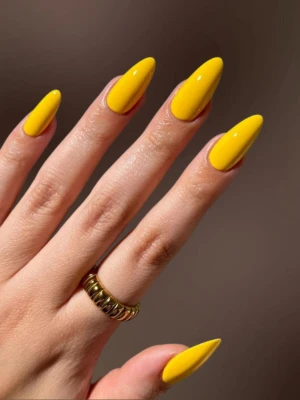 Mustard Yellow Nails