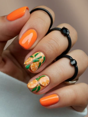 Pumpkin Orange Tips
