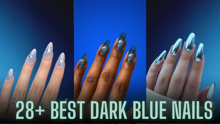 Dark Blue Nails