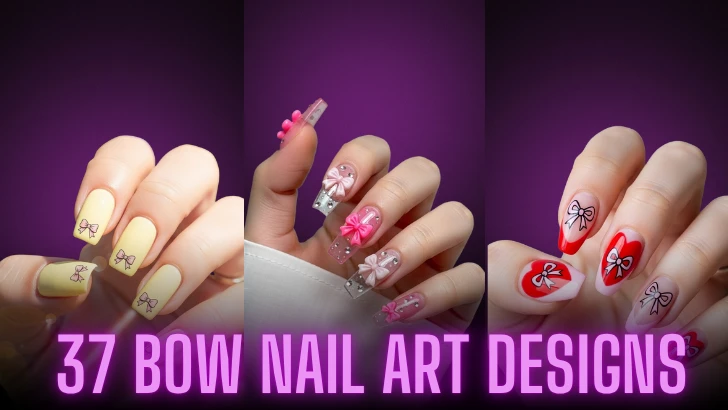 Bow Nail Art Designs