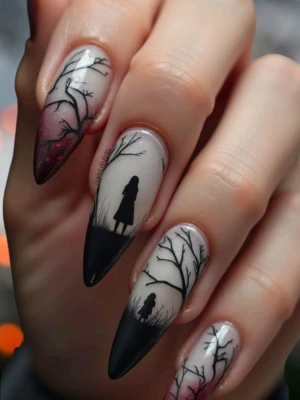 Bold Halloween Nail Designs