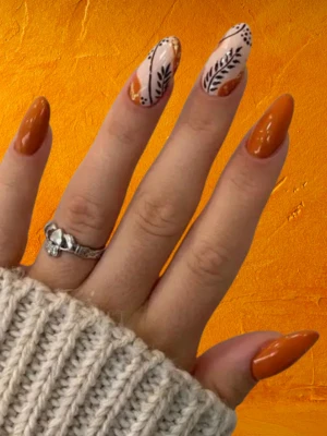 Burnt Orange Nails