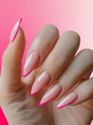 Cat Eye Pink Tips