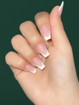 Classy French Manicure Nails