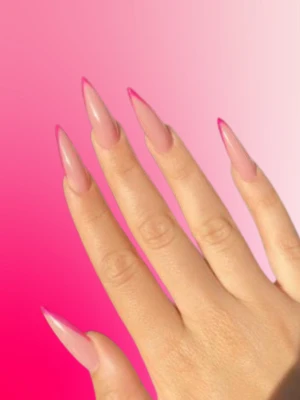 Easy Stiletto Pink French