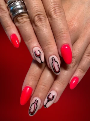 Gift Nail Art for Red Manicure