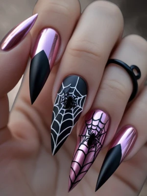 Matte Halloween Nail Ideas