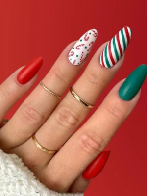 Red Candy Cane Art
