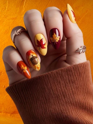 Skittle Nails
