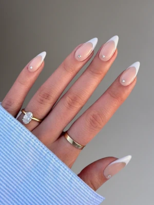 White Tip French Nails