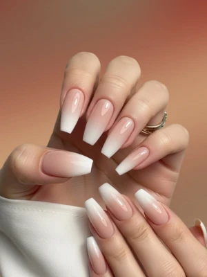 Ombre French Tip Nails Are the Hottest Nail Trend of 2025