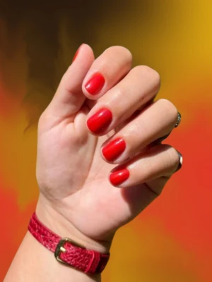 Rusty Red Nails with Clean Finish