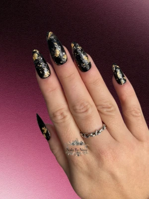 Black and Golden Glow