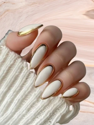 Gold & White