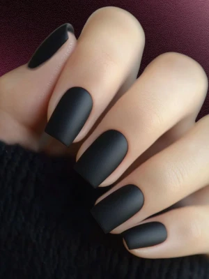 Solid Matte Black