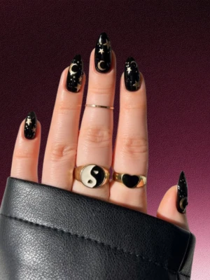 Starry Celestial Nails
