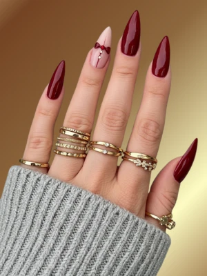 Classy Dark Winter Nails for Confident Women