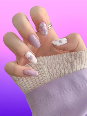 Cute Lavender Nails Ideas for a Playful Look