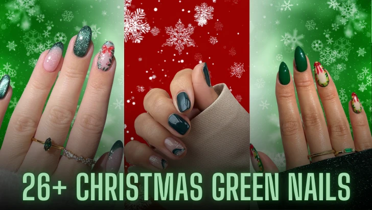 26+ Christmas Green Nails