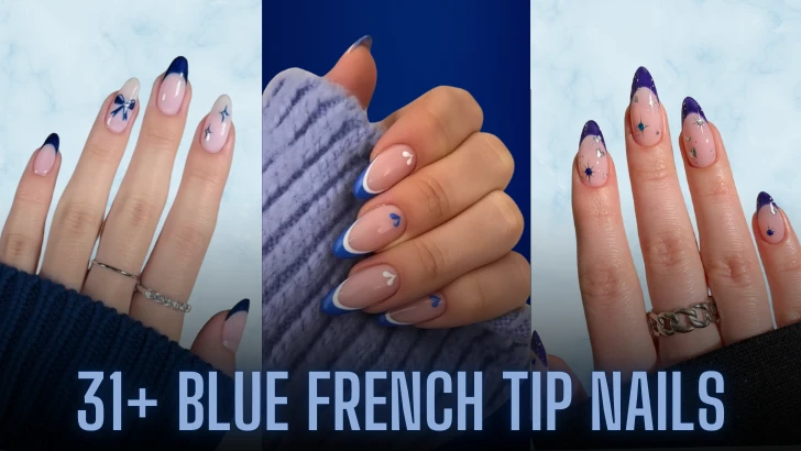 31+ Blue French Tip Nails