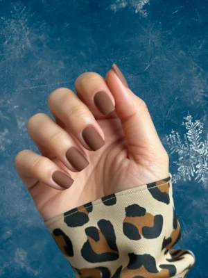 Cozy Matte Winter Nails