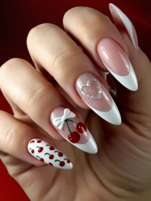 White Tip French Nails