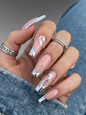 Chrome Swirl Designs