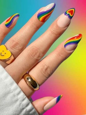 Rainbow Nail Art Designs