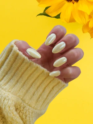 Shimmery and Matte Butter Yellow Mix