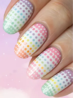 DIY Pastel Nail Idea at Home