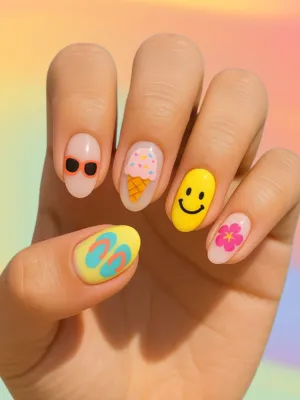 Fun Pastel Nail for Summer