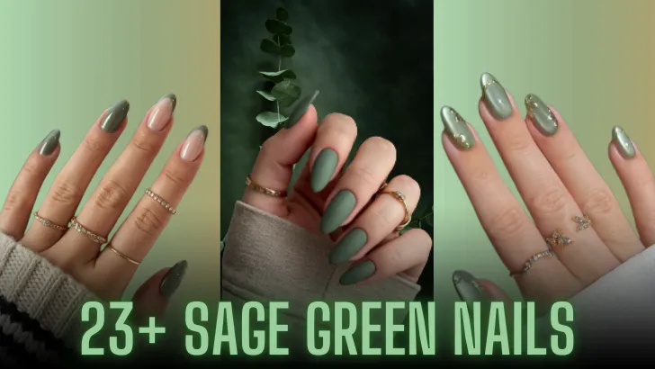 23+ Sage Green Nails
