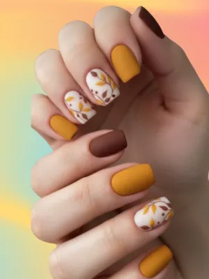 Cute Pastel Nails for Fall