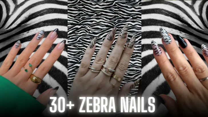 30+ Zebra Nails That Are Bold