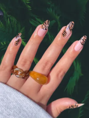 Rhinestone Glam Manicure