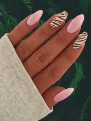 Soft Pastel Animal Print Look
